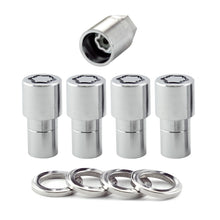 Load image into Gallery viewer, McGard Wheel Lock Nut Set - 4pk. (Long Shank Seat) M12X1.5 / 13/16 Hex / 1.75in. Length - Chrome Lug Nuts McGard