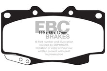 Load image into Gallery viewer, EBC 99-04 Toyota Tacoma 4WD 2.7 Yellowstuff Front Brake Pads Brake Pads - Performance EBC