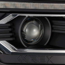 Load image into Gallery viewer, AlphaRex 12-15 Toyota Tacoma LUXX LED Projector Headlights Plank Style Black w/DRL Headlights AlphaRex