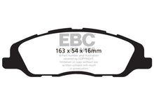Load image into Gallery viewer, EBC 13-14 Ford Mustang 3.7 (A/T+Performance Pkg) Redstuff Front Brake Pads Brake Pads - Performance EBC