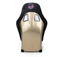 Load image into Gallery viewer, NRG FRP Bucket Seat ULTRA Edition - Medium (Black Alcantara/Gold Glitter Back) Race Seats NRG