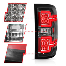 Load image into Gallery viewer, ANZO 2014-2018 Chevy Silverado 1500 LED Taillights Black Tail Lights ANZO
