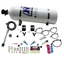 Load image into Gallery viewer, Nitrous Express Dual Nozzle Sport Compact Nitrous Kit (35-50-75HP) w/15lb Bottle Nitrous Systems Nitrous Express