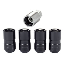 Load image into Gallery viewer, McGard Wheel Lock Nut Set - 4pk. (Cone Seat) M14X1.5 / 21mm & 22mm Dual Hex / 1.639in. L - Black Lug Nuts McGard