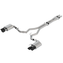 Load image into Gallery viewer, Borla 2018 Ford Mustang GT 5.0L AT/MT 3in ATAK Catback Exhaust Black Chrome Tips w/ Valves Catback Borla