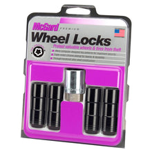 Load image into Gallery viewer, McGard Wheel Lock Nut Set - 4pk. (Cone Seat Duplex) 9/16-18 / 7/8 Hex / 2.5in. Length - Black Lug Nuts McGard