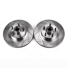 Load image into Gallery viewer, Power Stop 01-03 Ford Explorer Sport Front Evolution Drilled & Slotted Rotors - Pair Brake Rotors - Slot & Drilled PowerStop