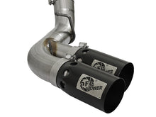 Load image into Gallery viewer, aFe Victory Series 4in 409-SS DPF-Back Exhaust w/ Dual Black Tips 2017 GM Duramax V8-6.6L(td) L5P DPF Back aFe