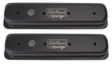 Load image into Gallery viewer, Edelbrock Valve Cover Victor Series Chevrolet 1987-1995 262-400 CI V8 Black Valve Covers Edelbrock
