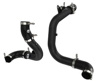 Load image into Gallery viewer, aFe BladeRunner 15-20 VW GTI (MKVII) L4-2.0L (t) Aluminum Hot and Cold Charge Pipe Kit Black Intercoolers aFe