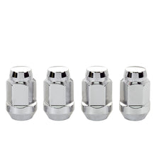 Load image into Gallery viewer, McGard Hex Lug Nut (Cone Seat Bulge Style) M14X1.5 / 22mm Hex / 1.635in. Length (4-Pack) - Chrome Lug Nuts McGard