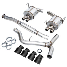 Load image into Gallery viewer, AWE Tuning Subaru STI VA / WRX GV / STI GV Sedan Touring Edition Exhaust - Diamond Black Tip (102mm) Catback AWE Tuning