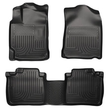 Load image into Gallery viewer, Husky Liners 09-11 Toyota Venza WeatherBeater Combo Black Floor Liners Floor Mats - Rubber Husky Liners