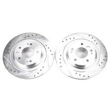 Load image into Gallery viewer, Power Stop 2018 Mitsubishi Eclipse Cross Rear Evolution Drilled & Slotted Rotors - Pair Brake Rotors - Slot & Drilled PowerStop