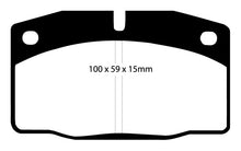 Load image into Gallery viewer, EBC 88-89 Pontiac Fiero 2.5 Yellowstuff Front Brake Pads Brake Pads - Performance EBC
