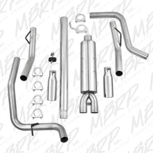 Load image into Gallery viewer, MBRP 2004-2008 Ford F150 4.6/5.4L EC/CC-SB Cat Back Dual Split Side Catback MBRP