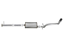 Load image into Gallery viewer, aFe Mach Force-XP Exhaust 3in CB SS 15-17 GM Colorado/Canyon 2.5L/3.6L Side Exit w/ Black Tip Catback aFe