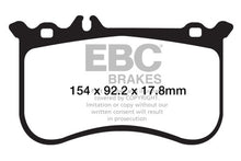 Load image into Gallery viewer, EBC 10-11 Mercedes-Benz CL550 5.5 AMG Sport Pkg Redstuff Front Brake Pads Brake Pads - Performance EBC