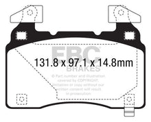 Load image into Gallery viewer, EBC 14+ Cadillac CTS Vsport 3.6 Twin Turbo Yellowstuff Front Brake Pads Brake Pads - Performance EBC