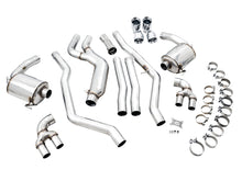 Load image into Gallery viewer, AWE Tuning 2019+ BMW M340i (G20) Non-Resonated Touring Edition Exhaust - Quad Chrome Silver Tips Catback AWE Tuning