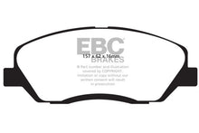Load image into Gallery viewer, EBC 06-09 Hyundai Entourage 3.8 Yellowstuff Front Brake Pads Brake Pads - Performance EBC
