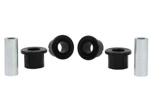 Load image into Gallery viewer, Whiteline Plus 12/05+ Nissan Frontier/XTerra Rear Spring - Eye Front Bushing Spring Insulators Whiteline