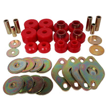 Load image into Gallery viewer, Energy Suspension Body Mount Set-Reg Access & Dbl Cab - Red Bushing Kits Energy Suspension