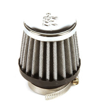 Load image into Gallery viewer, K&N Universal Chrome Filter 1 3/8 inch FLG / 2 1/2 inch Base / 2 inch Top / 2 1/4 inch Height Misc Powersports K&N Engineering