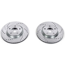 Load image into Gallery viewer, Power Stop 08-13 Nissan Rogue Front Evolution Drilled & Slotted Rotors - Pair Brake Rotors - Slot & Drilled PowerStop