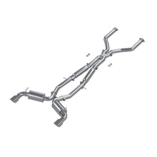 Load image into Gallery viewer, MBRP 17+ Infiniti Q60 3.0L RWD/AWD 3in Cat-Back Dual Split Rear Street Version w/4.5in OD Tips -T304 Catback MBRP