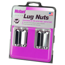 Load image into Gallery viewer, McGard Hex Lug Nut (Cone Seat / Duplex) M14X2.0 / 13/16 Hex / 2.25in. Length (4-Pack) - Chrome Lug Nuts McGard