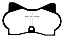 Load image into Gallery viewer, EBC 70-74 De Tomaso Pantera 5.7 Redstuff Front Brake Pads Brake Pads - Performance EBC
