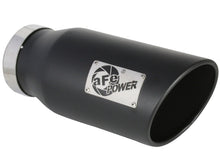 Load image into Gallery viewer, aFe MACH Force-XP 409 SS Right Side Single Wall Exhaust Tip 5in Inlet x 7in Outlet x 15in L Tips aFe