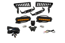 Load image into Gallery viewer, Diode Dynamics 18-21 Jeep JL Wrangler/Gladiator SS6 Cowl LED Bracket Kit - Amber Driving Light Bars & Cubes Diode Dynamics