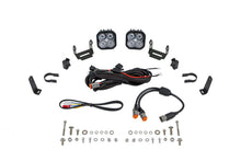 Load image into Gallery viewer, Diode Dynamics SS3 LED Bumper 1 1/2 In Roll Bar Kit Sport - White Combo (Pair) Light Accessories and Wiring Diode Dynamics
