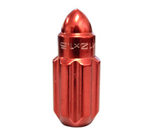 Load image into Gallery viewer, NRG 500 Series M12 X 1.5 Bullet Shape Steel Lug Nut Set - 21 Pc w/Lock Key - Red Lug Nuts NRG