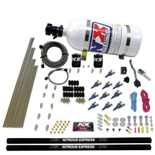 Load image into Gallery viewer, Nitrous Express 10 Cyl Piranha Nozzle Direct Port Nitrous Kit (250-500HP) w/10lb Bottle Nitrous Systems Nitrous Express