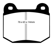 Load image into Gallery viewer, EBC 03-04 Infiniti G35 3.5 (Manual) (Brembo) Bluestuff Rear Brake Pads Brake Pads - Racing EBC