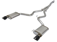 Load image into Gallery viewer, aFe MACHForce XP Exhausts Cat-Back SS-304 EXH w/ Black Tips 15-16 Ford Mustang EcoBoost 2.3L (t) Catback aFe