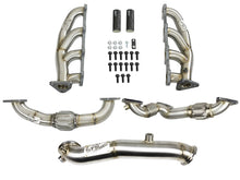 Load image into Gallery viewer, aFe Twisted Steel Headers Up-Pipes & Down-Pipe 11-15 GM Diesel Trucks V8-6.6L (td) LML Headers & Manifolds aFe