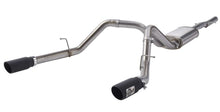 Load image into Gallery viewer, aFe Apollo GT Series 3 IN 409 SS Cat-Back Exhaust System w/ Black Tip GM Sierra 1500 09-18 Catback aFe