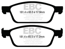 Load image into Gallery viewer, EBC 13+ Ford Escape 1.6 Turbo 4WD Yellowstuff Front Brake Pads Brake Pads - Performance EBC
