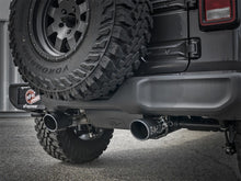 Load image into Gallery viewer, aFe Rebel Series 2.5in 409 SS Axle-Back Exhaust w/ Black Tips 2018+ Jeep Wrangler (JL) V6 3.6L Axle Back aFe