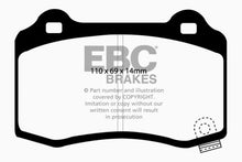 Load image into Gallery viewer, EBC 15+ Cadillac CTS 3.6 Twin Turbo Yellowstuff Rear Brake Pads Brake Pads - Performance EBC