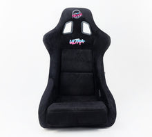 Load image into Gallery viewer, NRG FRP Bucket Seat ULTRA Edition - Large (Black Alcantara/Gold Glitter Back) Race Seats NRG