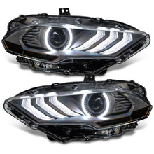 Load image into Gallery viewer, Oracle Lighting 18-23 Ford Mustang Dynamic ColorSHIFT LED Headlights - Black Series SEE WARRANTY Headlights ORACLE Lighting