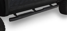 Load image into Gallery viewer, Lund 2019 Chevy Silverado 1500 Double Cab 5in Oval Curved Black SS Nerf Bars - Black Nerf Bars LUND
