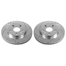 Load image into Gallery viewer, Power Stop 11-16 Buick LaCrosse Front Evolution Drilled & Slotted Rotors - Pair Brake Rotors - Slot & Drilled PowerStop