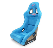 Load image into Gallery viewer, NRG FRP Bucket Seat ULTRA Edition - Medium (Blue Alcantara/Pearlized Back) Race Seats NRG