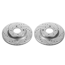 Load image into Gallery viewer, Power Stop 04-09 Kia Spectra Front Evolution Drilled & Slotted Rotors - Pair Brake Rotors - Slot & Drilled PowerStop